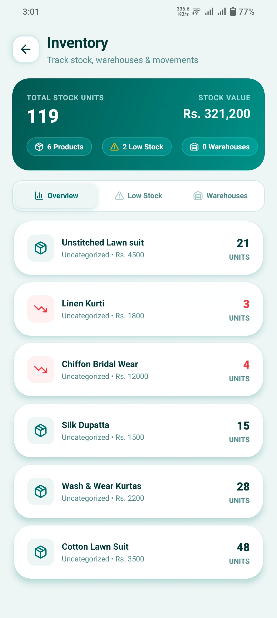 SmartStore HQ Inventory